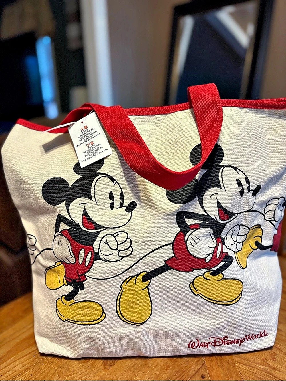 Disney Parks Mickey Mouse Walt Disney World Tote NWT